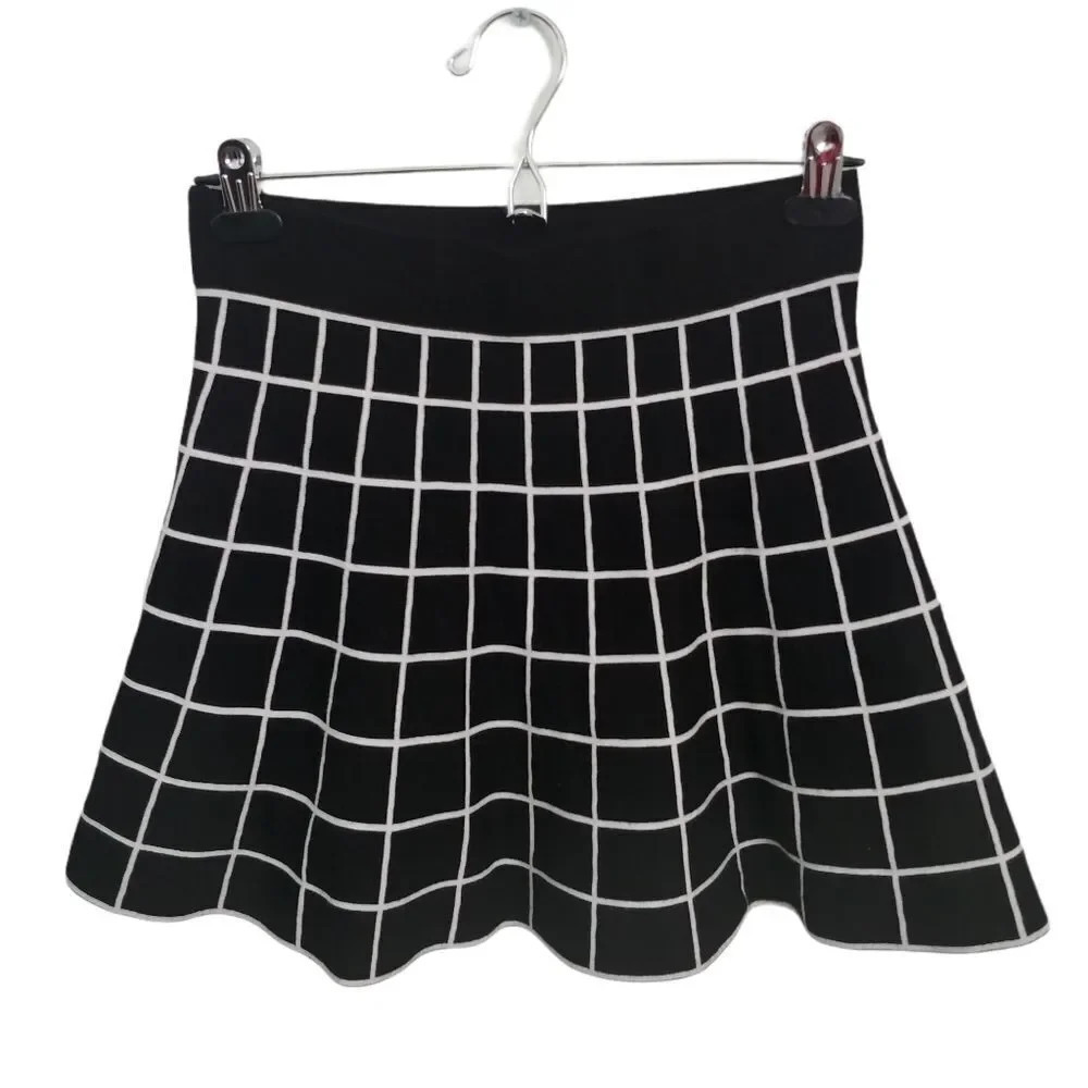 Forever 21 Monochromatic Mini Skirt, Reversible, S